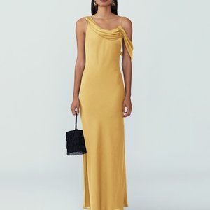 Fame and Partners Golden Francois Dress - Bridesmaid dress - Size 8